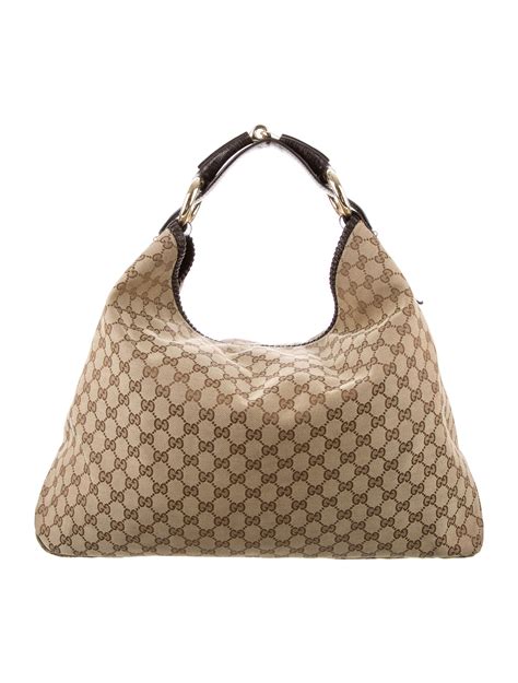 gucci horsebit hobo sizes|gucci signature large hobo bag.